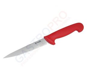 HACCP-Filetovací nôž, ćervený, 16cm