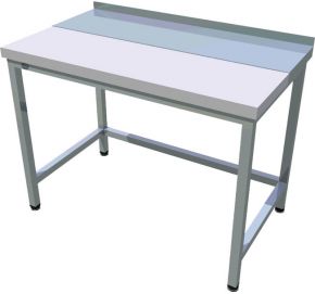 Pracovný stôl rozrábkový - nerez/plast PSR - 1