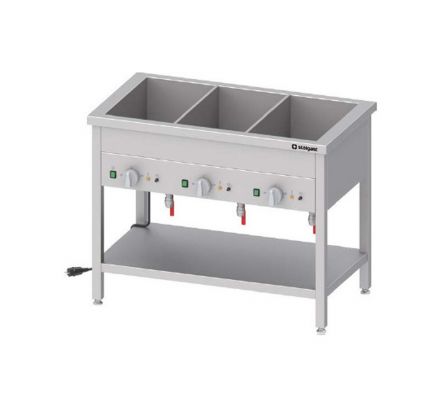 Ohrevné vane oddelené - BainMarie - 2x GN1/1 - 760x600x850 mm