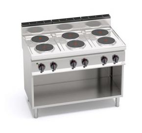 Elektrický sporák 4 x 2,6 kW - BERTO´S