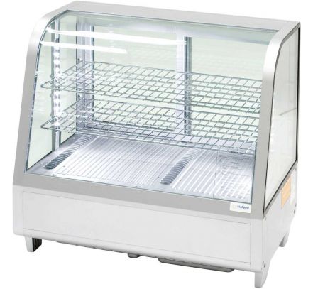 Strieborná  stolová  vitrína 100 l