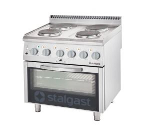 Elektrický sporák – 4 Stalgast s rúrou GN1/1