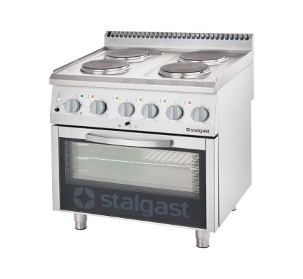 Elektrický sporák – 4 Stalgast s rúrou GN1/1