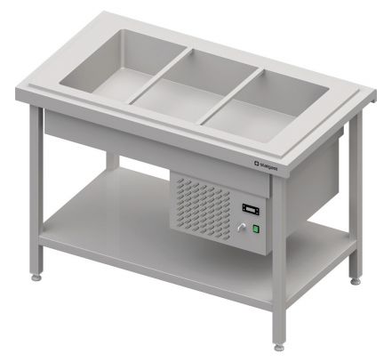 Chladený výdajný stôl na GN nádoby na 2x GN1/1
