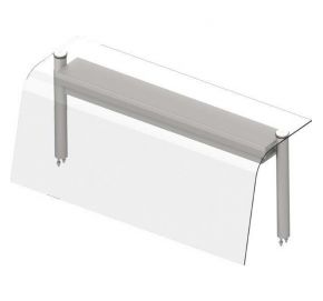 Nadstavba so sklenenou policou – ohrevné – 990 x 455 x 450 mm