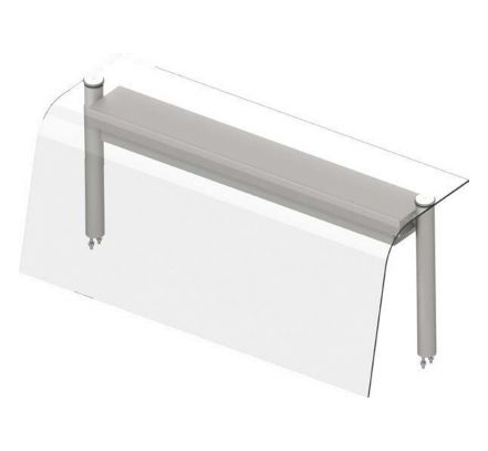 Nadstavba so sklenenou policou – ohrevné – 990 x 455 x 450 mm