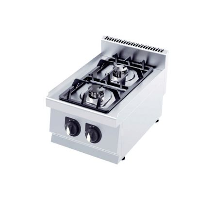 Gastromarket® 600 Plynový sporák- 2 horáky - bez podstavca