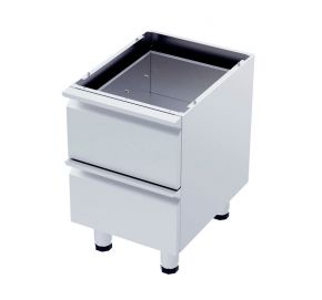Gastromarket 600 Podstavec - 2 zásuvky  -400 x 600 x 610 mm