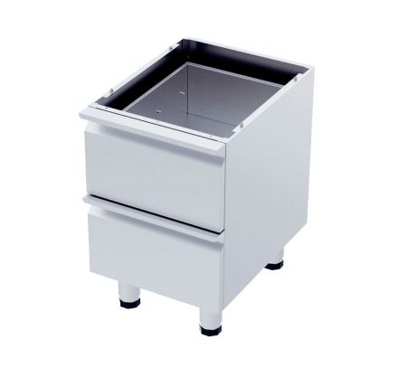Gastromarket 600 Podstavec - 2 zásuvky  -400 x 600 x 610 mm