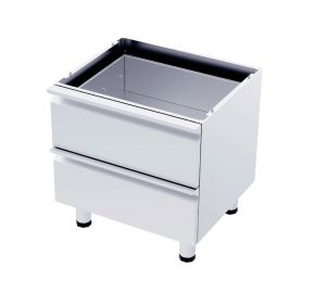 Gastromarket 600 Podstavec- 2 zásuvky   -600 x 600 x 610 mm