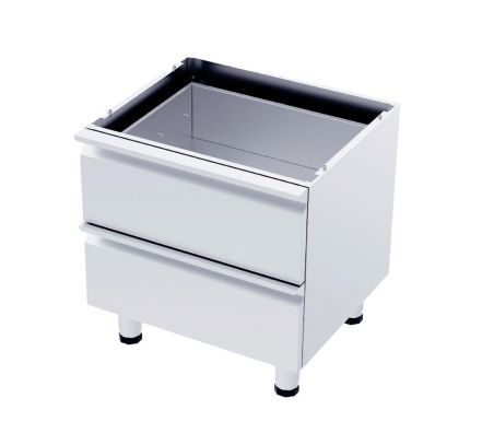 Gastromarket 600 Podstavec- 2 zásuvky   -600 x 600 x 610 mm