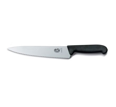 Kuchynský nôž so zúbkovanou čepeľou Victorinox 19 cm, dlhodobo ostrý