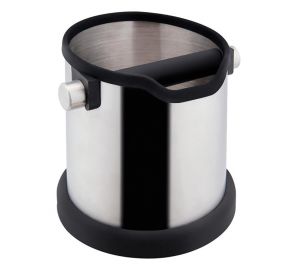 Knock box - Nerezová oceľ / Silikón -  17 cm v 17,5 cm