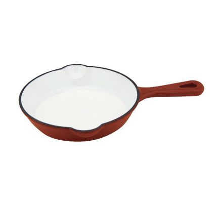 Mini smaltovaná panvica šedá, priemer 16 cm