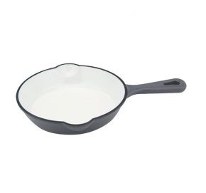Mini smaltovaná panvica červená, priemer 16 cm