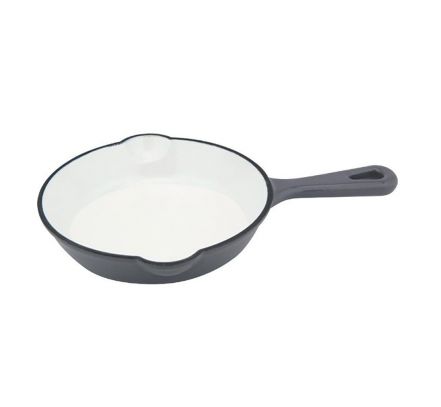 Mini smaltovaná panvica červená, priemer 16 cm