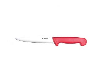 HACCP-Filetovací nôž, ćervený, 16cm