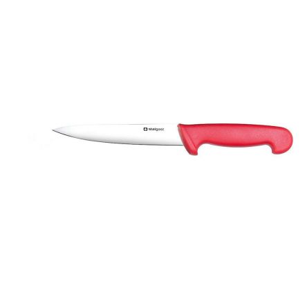 HACCP-Filetovací nôž, ćervený, 16cm