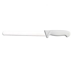 HACCP-Kuchynský nôž zúbkovaný, biely, 30cm