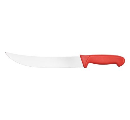 HACCP-Mäsiarsky nôž, červený, 25cm