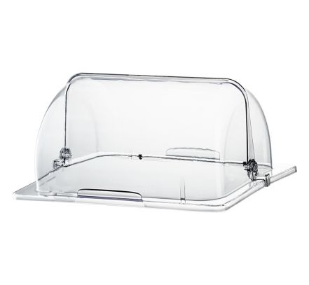 Polykarbonátový kryt, rolovací vrch, 336x280x145 mm