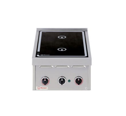 Profesionálny indukčný varič BERNER - dvojzónový - 2x 5 kW