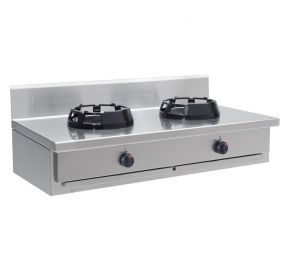 Plynový WOK CASTA - 2x 14kW horáky - 1000x700x275 mm