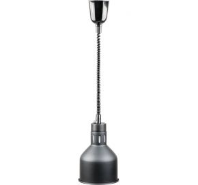 Ohrevná lampa, čierna / 175 mm