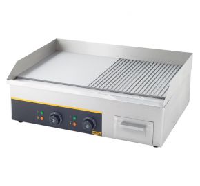 Grilovacia platňa EKO - 1/2 hladká a 1/2 ryhovaná