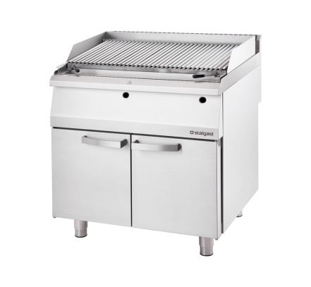 Lávový grill plynový Stalgast 800 „S“
