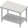 Neutrálny výdajný stôl s policou – 700x735x880mm