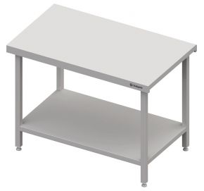 Neutrálny výdajný stôl s policou – 1000x735x880mm