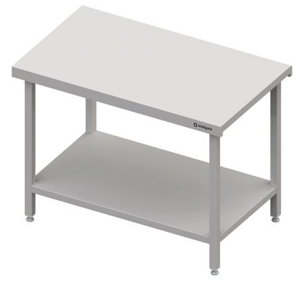 Neutrálny výdajný stôl s policou – 1300x735x880mm