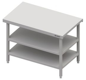 Neutrálny výdajný stôl s dvoma policami – 900x735x880mm