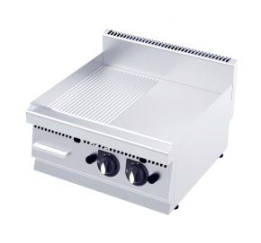 Plynový gril 600 - hladký/ryhovaný - 1000x600x290 mm