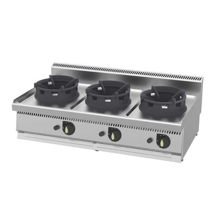 Plynový WOK Gastromarket 700 - 3 horáky 54 kW
