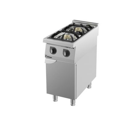 Plynový sporák 900 s 2 horákmi - s dvierkami - 400x900x900 mm