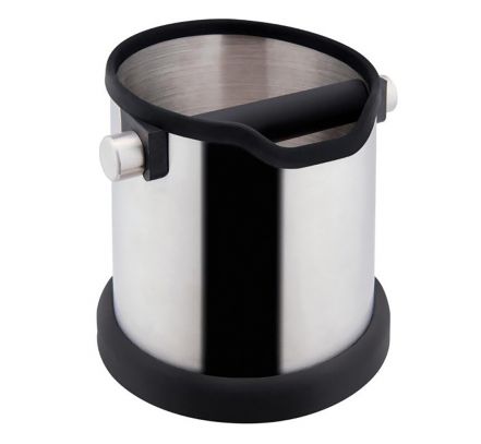 Knock box - Nerezová oceľ / Silikón -  17 cm v 17,5 cm