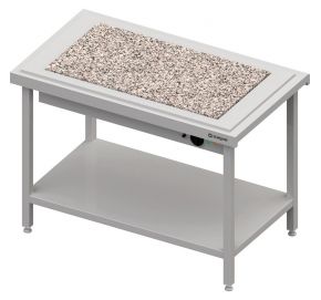 Ohrevný výdajný stôl s granitom na 4x GN1/1