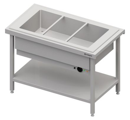 Ohrevný výdajný stol na 2x GN1/1